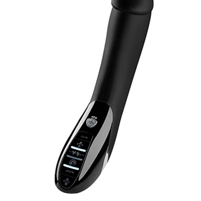 Mystim Tickling Truman Elektro Stimülasyonlu Vibratör, Silikon, Siyah, 27cm