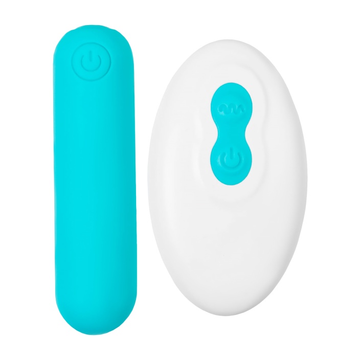 A-toys by Toyfa Vibratör mermisi Tnim, silikon, mavi, 6,5 cm