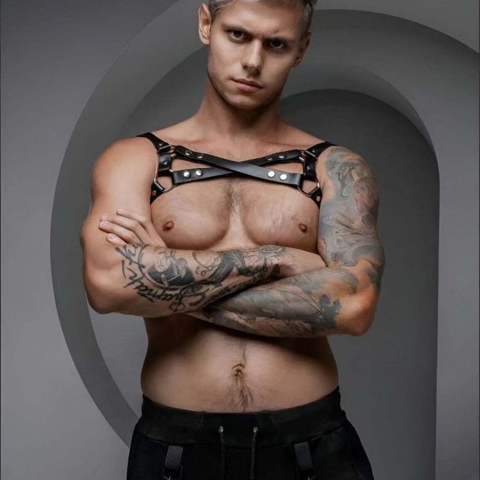 Erkek Göğüs Harness, Erkek Party Wear, Erkek Dance Wear - APFTM213
