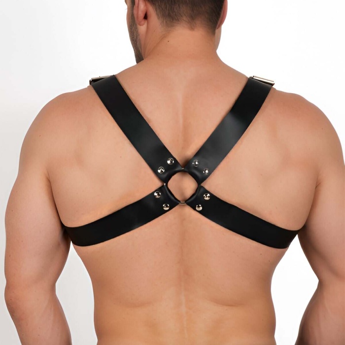 Erkek Göğüs Harness, Deri Erkek Fantazi Giyim, Erkek Clubwear - APFTM214
