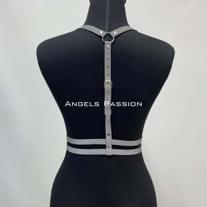 Karanlıkta Yansıyan - Reflektörlü Göğüs Harness, Parti Harness, Elbise Aksesuar - APFT205