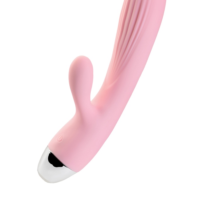 JOS MİLLY Isıtmalı Vibratör, silikon, pembe, 20 cm
