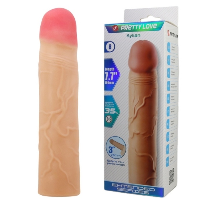 Censan Kylian Gerçek Hissiyatlı Uzatıcı Penis Kılıfı
