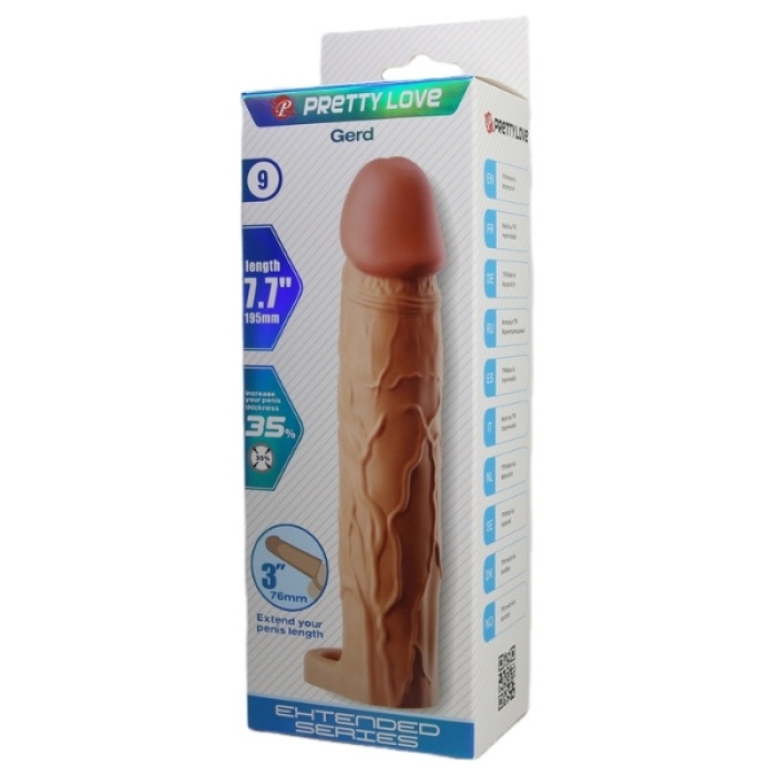 Censan Gerd Gerçek Hissiyatlı Uzatıcı Penis Kılıfı