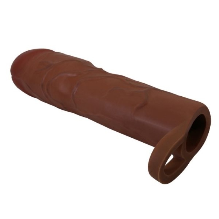 Censan Gerd Gerçek Hissiyatlı Uzatıcı Penis Kılıfı Brown