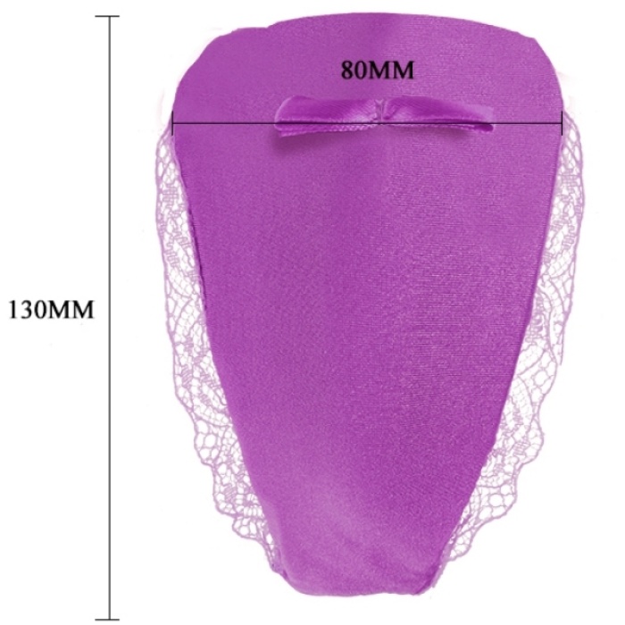 Censan C-String İnvisible Secret Giyilebilir Kumandalı Vibratör Mor