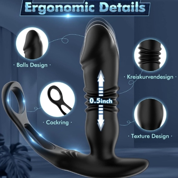 Censan Uzaktan Kumandalı Otomatik Anal Plug – Çift Halkalı Model