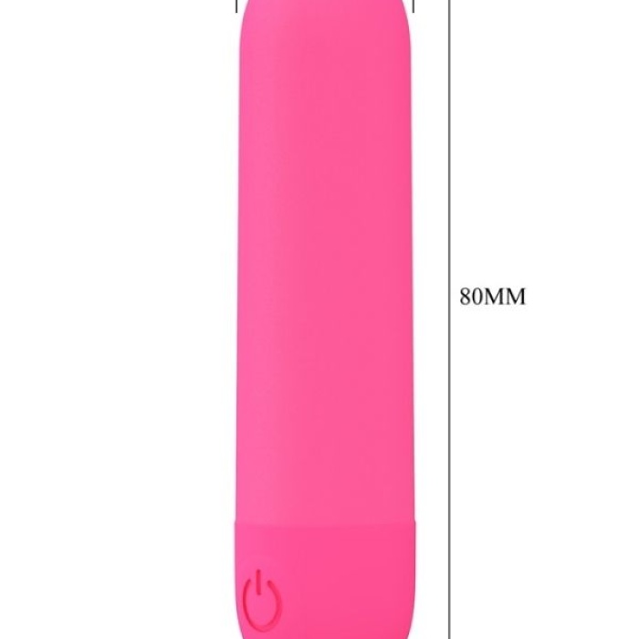 Censan Stefan Mini Massager Bullet Vibratör Kırmızı
