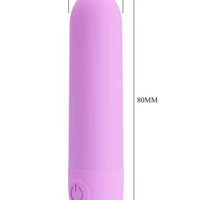Censan Stefan Mini Massager Bullet Vibratör Mor