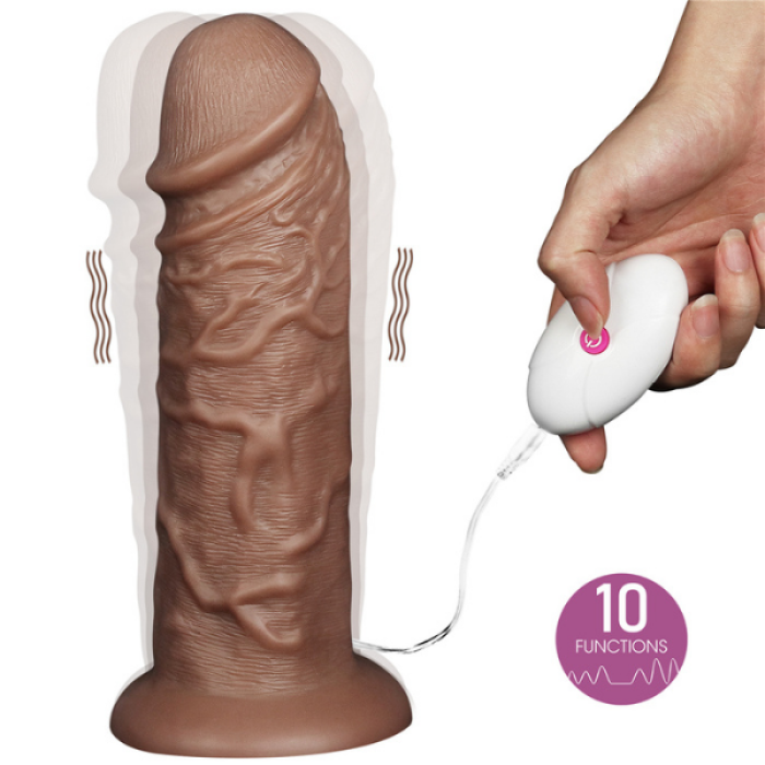 Censan 10.5&apos;&apos; Realistic Chubby Vibrating Dildo