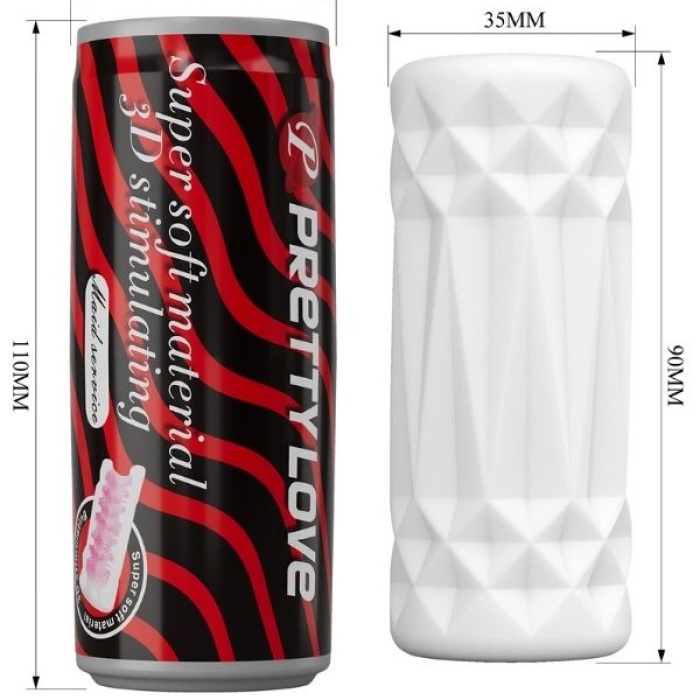 Censan Super Soft Material 3d Stimulating Kola Kutusu Şeklinde Mastürbatör