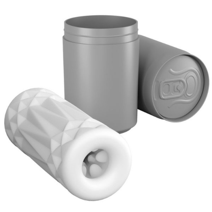 Censan Super Soft Material 3d Stimulating Kola Kutusu Şeklinde Mastürbatör Mavi