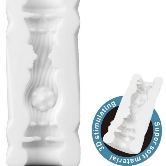 Censan Super Soft Material 3d Stimulating Jade Kola Kutusu Şeklinde Mastürbatör
