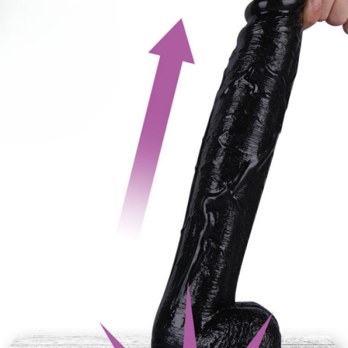 Noctis 30cm Siyah Dildo No:39