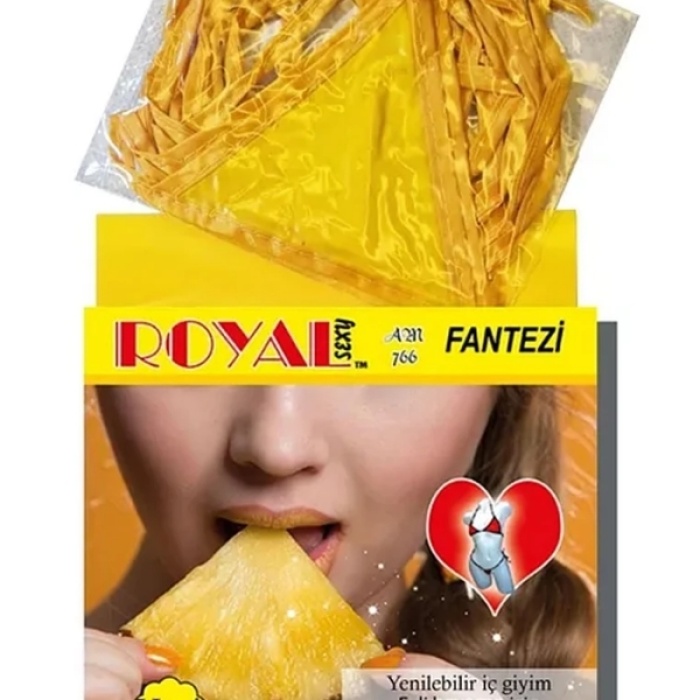 Censan Royal Yenilebilir Tanga Sütyen Ananas Aromalı