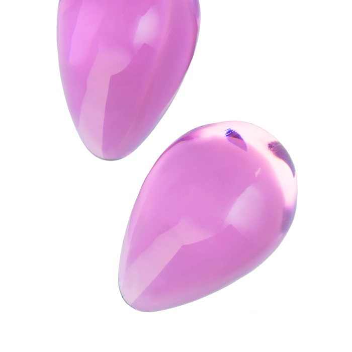 Sexus Glass Vajinal Topları, cam, pembe, Ø 2,7 cm