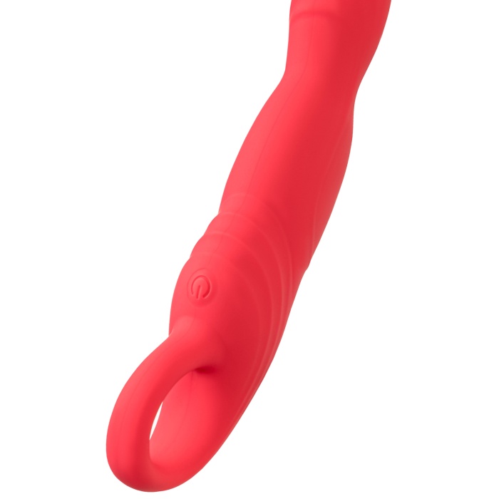 Flovetta Carnation Hareketli Başlıklı G Nokta Uyarıcılı Vibratör  – Pembe, 19 cm