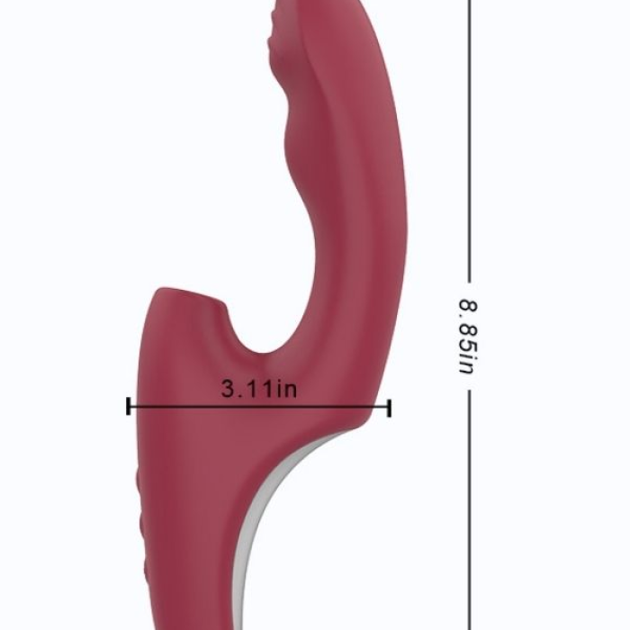 Censan FoxShow Kissers G10 Şarjlı Akıllı Rabbit Vibratör – G-Spot &amp; Klitoris Uyarıcı | Çift Motorlu | Dalga Hareketli | Su Geçirmez