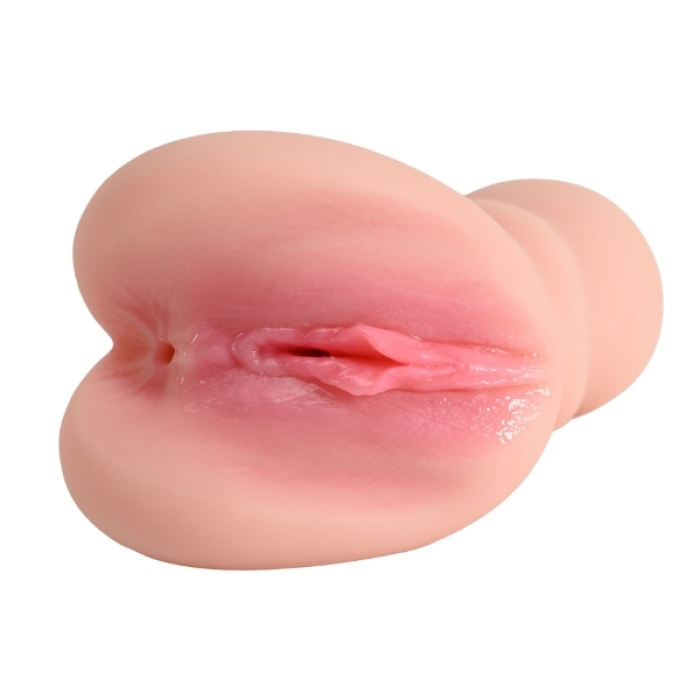 L-Join Gerçekçi Vajina Mastürbatör 18 cm – Çift Girişli, Yumuşak ve Esnek TPE Malzeme 500gr