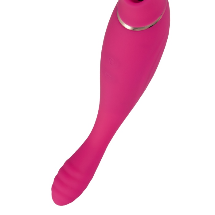 JOS Danvi Vakum Dalgası  Vibratör, Silikon, Pembe, 21,5 cm