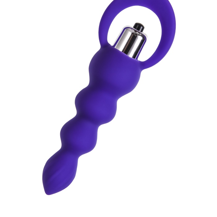 ToDo by Toyfa Twisty Anal Plug, silikon, mor, 14 cm, Ø 3,2 cm