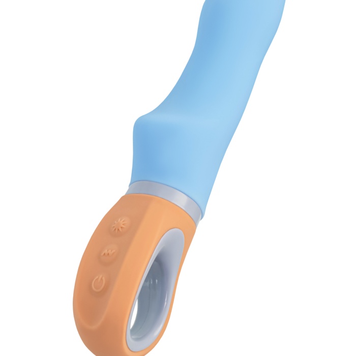 Flovetta Bluebell Silikon Titreşimli Vibratör – Mavi, 18,5 cm