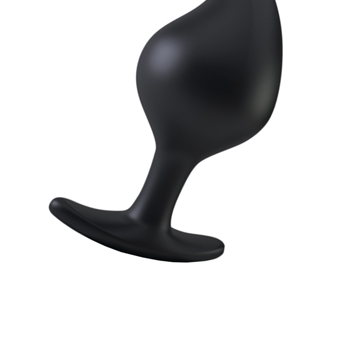 Mystim Rocking Force S Anal Plug, elektrik stimülasyonu, silikon, siyah, Ø 3,7 cm