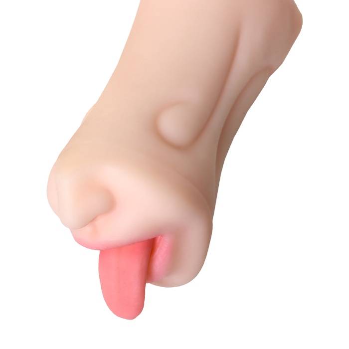 Juicy Pussy by TOYFA Masturbator Realistik, Fruity Tongue, Ağız ve Vajina, TPE, Ten,19 cm