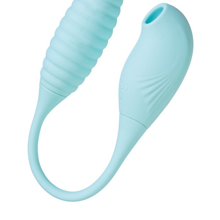 JOS Roow vakum dalgası stimülatörü, silikon, mavi, 36 cm