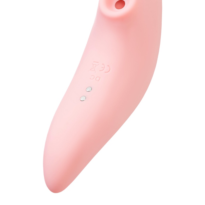 Flovetta by Toyfa Vakum uyarıcısı Lily, silikon, pembe, 13 cm