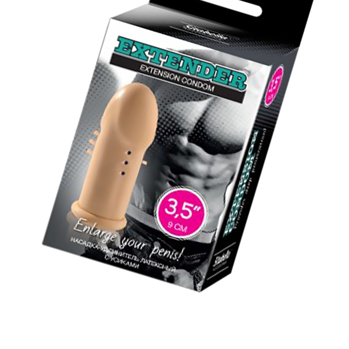 Sitabella Penis Klıfı, 3.5 inç, antenli, lateks