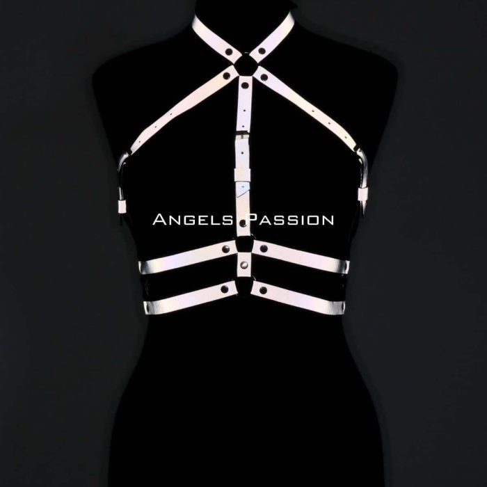 Karanlıkta Parlayan Şık Göğüs Harness, Harness Patywear - APFT218