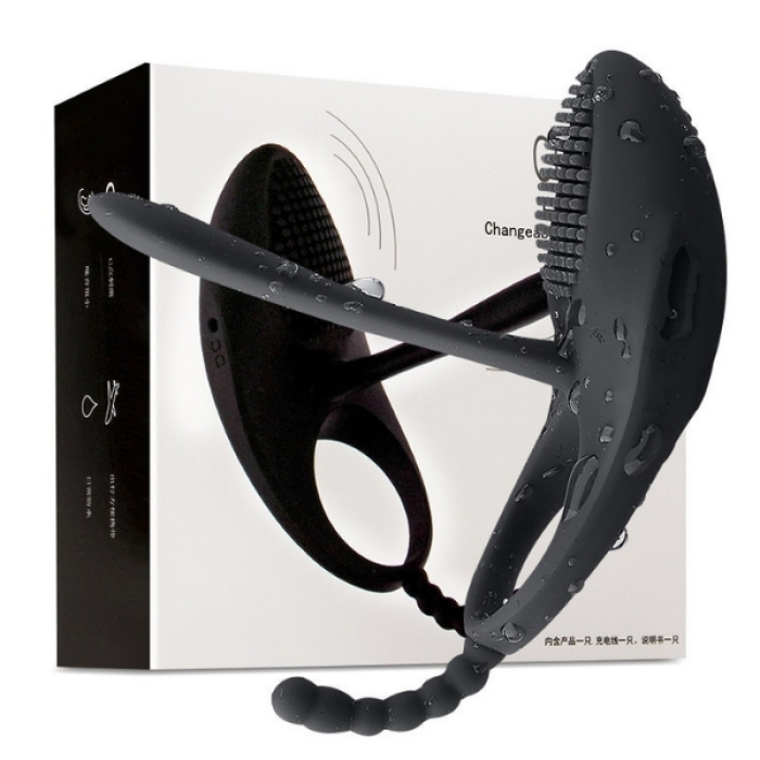 Censan Love Glow Love Desire 3’ü 1 Arada Klitoris, Anal ve Vajinal Uyarıcı – Titreşimli Testis ve Penis Halkası