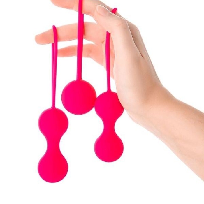 Censan Redvil Kegel Vajinal Top Seti Pembe 16,5 cm