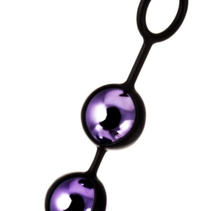 Raspy vajinal topları, ABS plastik Mor 14 cm