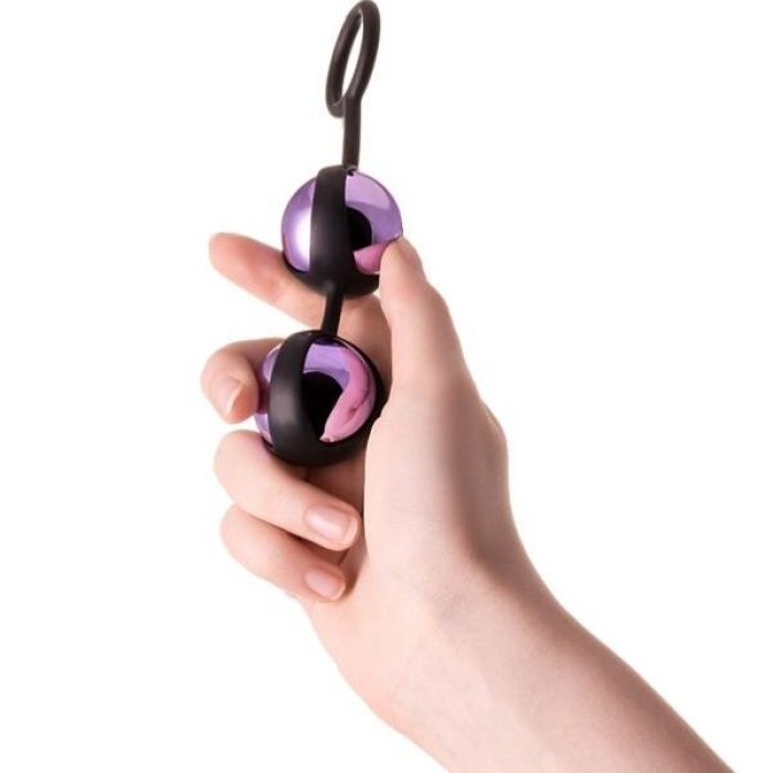 Raspy vajinal topları, ABS plastik Mor 14 cm