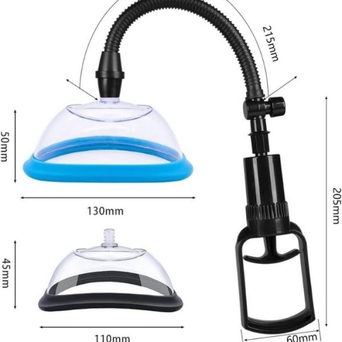 Censan Pussy Pump Premium Fun Çift Başlıklı Vajina &amp; Gööğüs Pompası