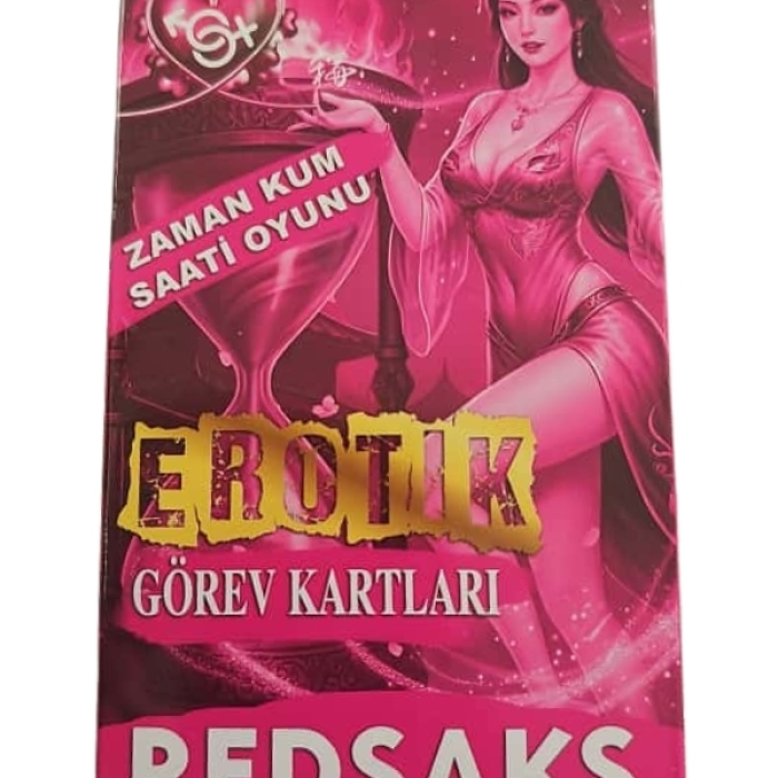 RedSaks Zaman Kum Saati Çiftler Oyunu – 1 Dakikalık Tutku ve Eğlence Görev Kartlarıyla Romantik Oyun Seti