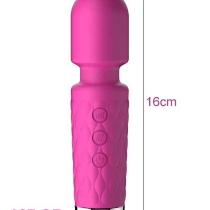 Censan Mini Wand Massager Şarjlı Vibratör - Pembe