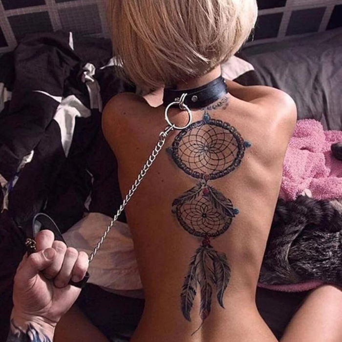 Fantezi Seksi Deri Harness Tasma BC5394