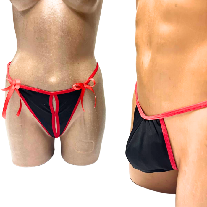 Fantezi Çiftlere Özel Seksi Dalgıç String Takımı BC3215