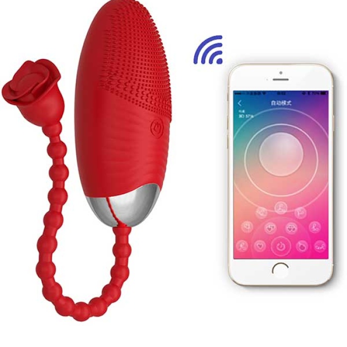 Censan Telefon Kontrollü Yumurta Vibratör Kırmızı