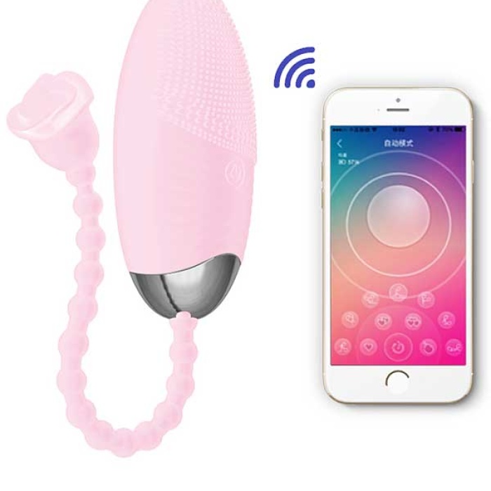 Censan Telefon Kontrollü Yumurta Vibratör Pembe