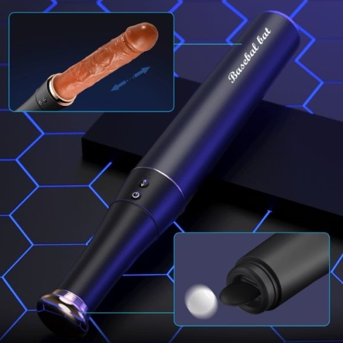 Censan Beyzbol Sopası İleri Geri ve Dil Vibratör