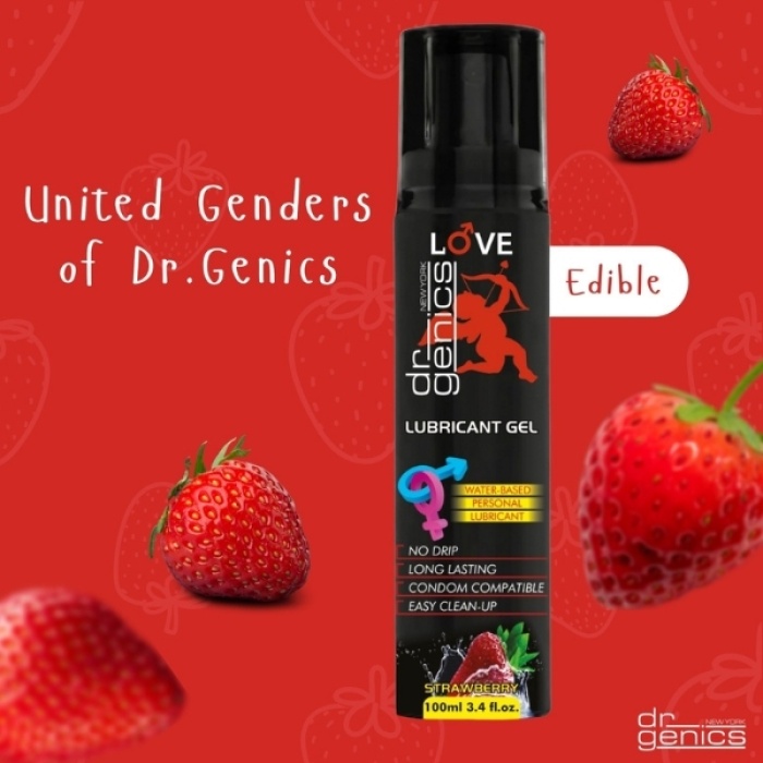 Dr Genics Lubrican Gel (Kayganlaştırıcı Jel) Çilek 100mg