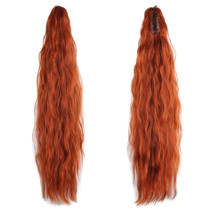 Tokalı Kabarık Dalgalı At Kuyruğu - Bakır