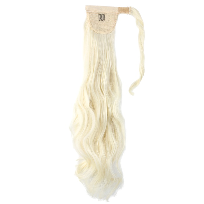 Bağlamalı Dalgalı At Kuyruğu - Açık Platin