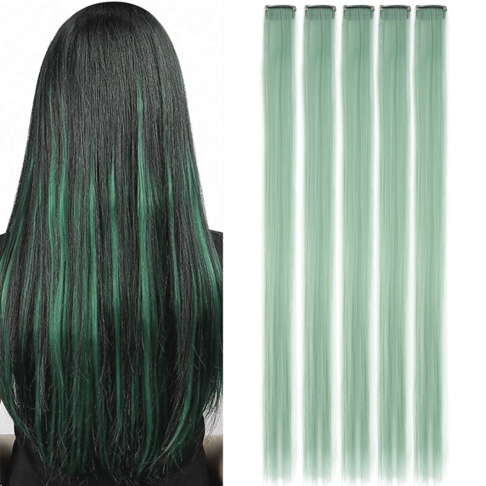 Renkli Sentetik Çıt Çıt - 5 Adet - D07