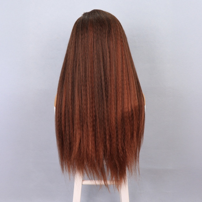 Kızıl Kahve Yaki Afro Peruk