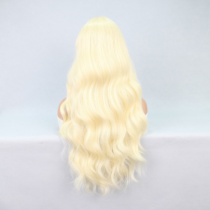 Uzun Dalgalı Platin Tül Peruk